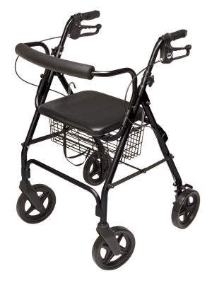 Lumex Walkabout Four-Wheel Contour Deluxe Rollators - Senior.com Rollators